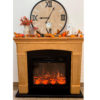 Fuego Monica Roble 1500w Chimenea Mural Con Mando a Distancia Marco y Quemador 1500w Roble FUEGO-MONICA-ROVERE
